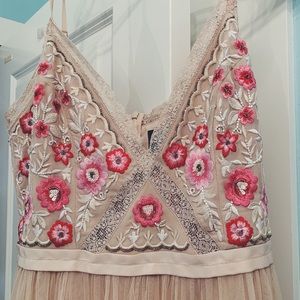 Needle & Thread Embroidered Beaded Prom Dress